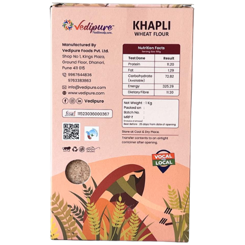 Khapali wheat flour